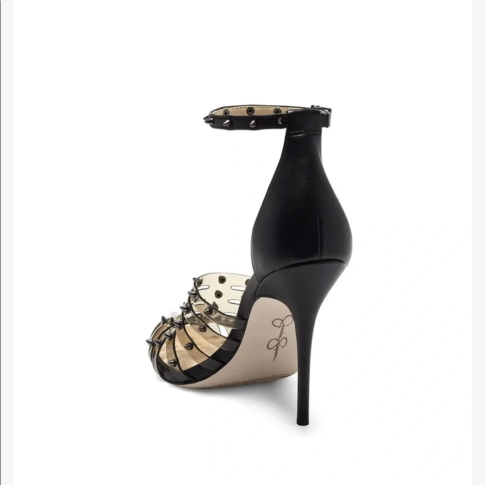 Jessica Simpson “Westah” Studded High Heel Pumps – Smoke (Size 9)